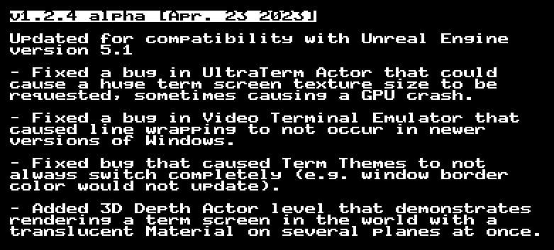 UltraTerm's tweet photo. #UltraTerm Demo Terminal Emulator has been updated to version 1.2.4 alpha!

Includes a major bug fix for newer versions of Windows (including Windows 11).
 https://t.co/Mf0TqFBztU 💾 https://t.co/AiBnStLXoM