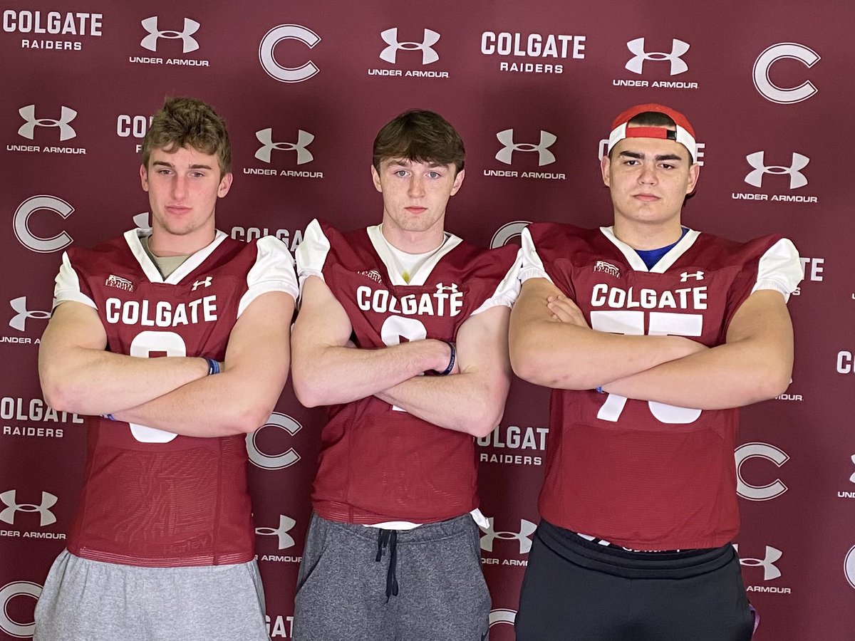 ThomasWelker5's tweet photo. Thank you to @CoachHoags and @ColgateFB for having me and the boys out to learn more about what they have to offer as a program and school. Loved the campus and can’t wait to get back!

@ValKondratenko2 @TylerMartinovi1 @Coach_IPace @CoachLian8 @Brighton_FB https://t.co/z8BEvxOvlO