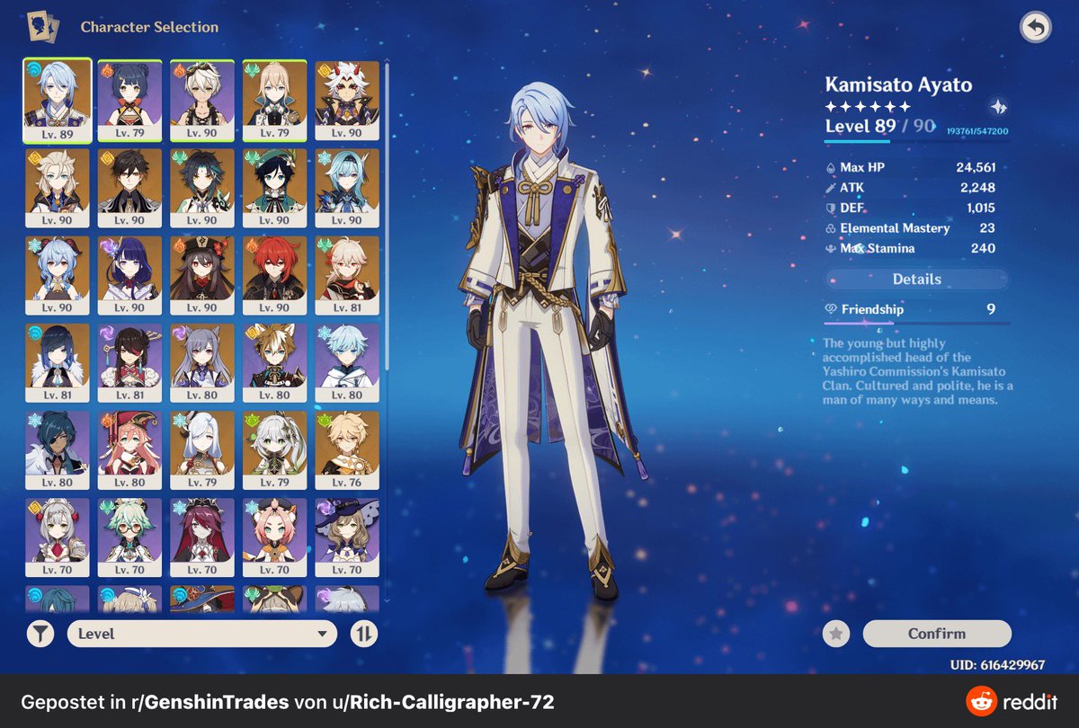 YL89131244's tweet photo. WTT  
45x5 NA (twt dl) 
really well maintained  
77 wishes saved up
LF: paypal/Valorant accounts on EU 

NLF: genshin accs/something thats not my LF 
<dm me for more info> 

#genshintrade #genshintrading #genshintrades https://t.co/Qe8iytoqMs