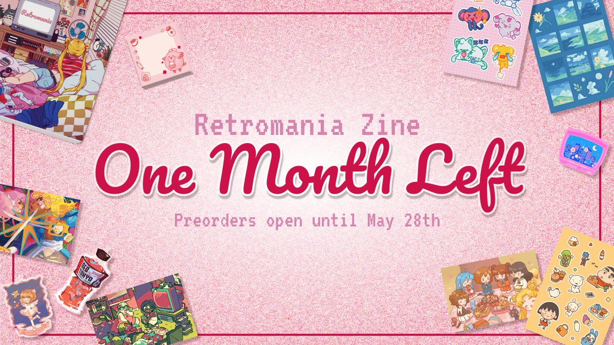 Hey Retro Peeps 📢
This retro anime fanzine still got a whole month worth of preorders to go! ⏰
Do check out what we have to offer if you like that sweet taste of nostalgia! 😋

🛒 retromaniazine.bigcartel.com