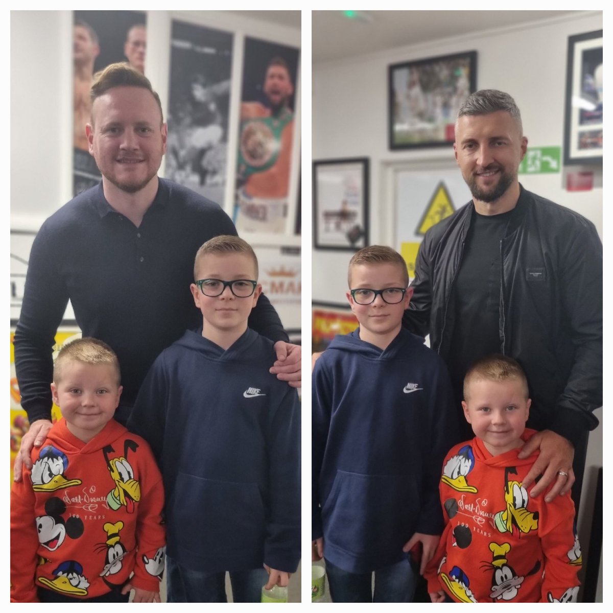 stumpsta's tweet photo. Another amazing day for my 2 little munchkins. Thank you @Carl_Froch and #georgegroves for making their day one ro remember ❤️ https://t.co/Rax6W9kp84