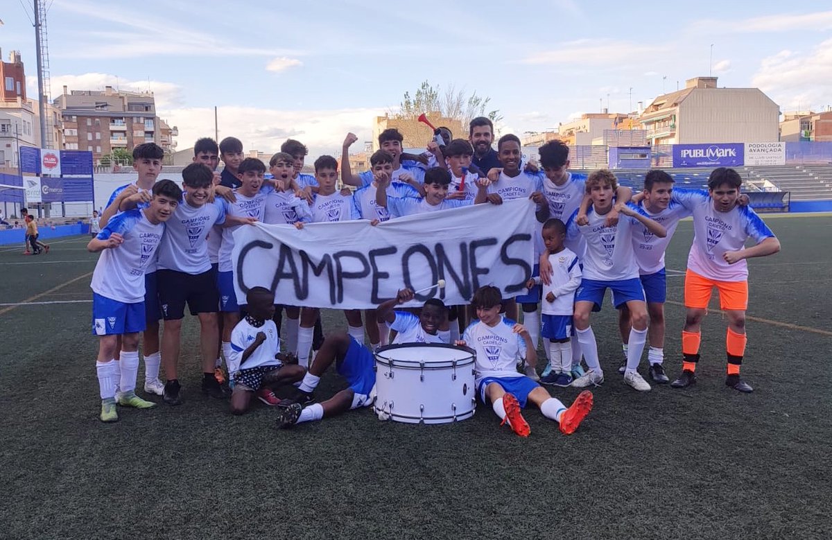 ecgranollers's tweet photo. 𝘾𝙖𝙢𝙥𝙞𝙤𝙣𝙨 𝙙𝙚 𝙡𝙡𝙞𝙜𝙖 𝙞 𝙖𝙨𝙘𝙚𝙣𝙨 𝙖 𝙋𝙧𝙞𝙢𝙚𝙧𝙖🏆🆙

El 𝘊𝘢𝘥𝘦𝘵 𝘋 ja és matemàticament campió a falta de dues jornades per acabar la lliga🤍🥳

✅ 20 victòries
🤝 1 empat
❌ 0 derrotes

Enhorabona, campions👏🔝

#SomECG #FutbolBaseECG #OrgulldeBase https://t.co/UhnUFFvP4k