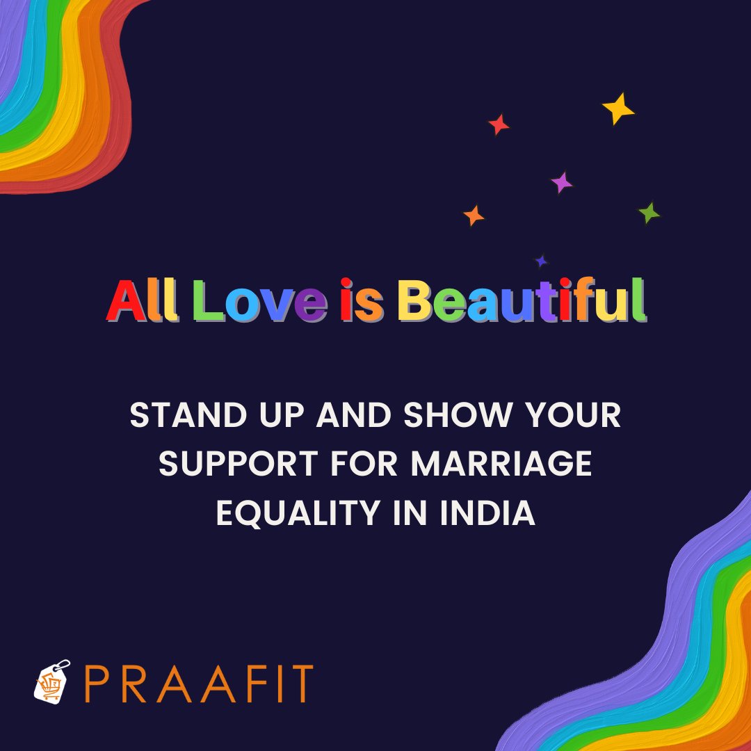 Praafit_'s tweet photo. It's time to break the stereotypes and embrace love in all its forms! ❤️ Join us in advocating for equal marriage in India. 🌈 

#Praafit #LoveIsARight #EqualMarriageNow #LGBTQIA #BreakTheMold #EqualLove #MarriageEqualityNow #LoveHasNoBoundaries https://t.co/Zf0g5nVowI