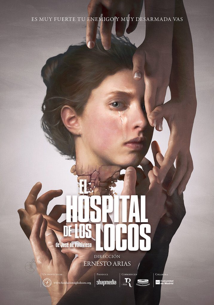 autenticoteatro's tweet photo. ,@CorralCervantes #Elhospitaldeloslocos ACERTADÍSIMA dir @ErnestoAriasG Auto sacramental #JosedeValdivieso con elenco/eq art LUJO @sheylaninre @martinpunal @reyfacundoI y 4 + q doblan personajes (culpa,carne,alma,razón,envidia,deleite,Luzbel,Cristo,engaño,mundo,locura,gula…),👇 https://t.co/w5SYprIkPh