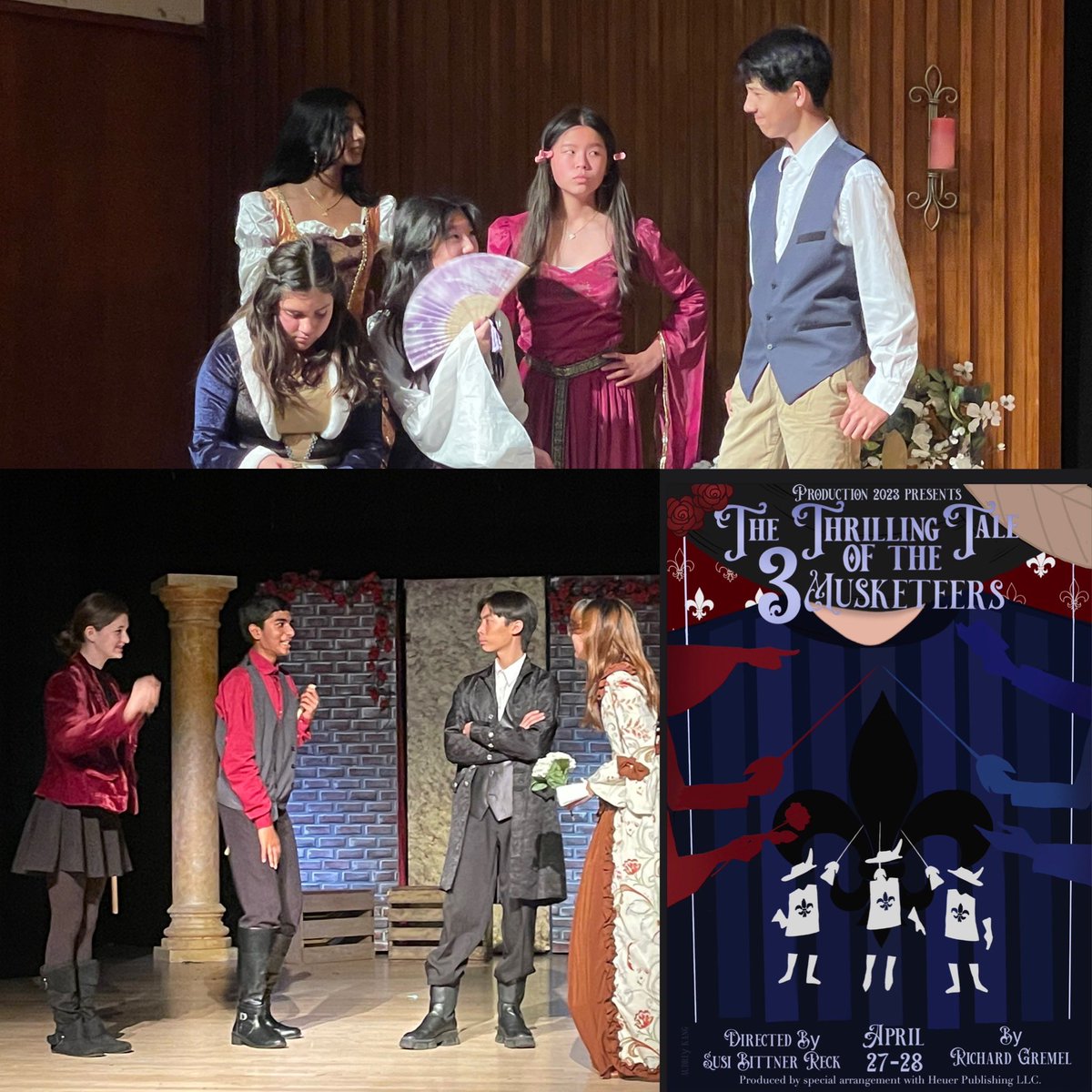 Susi Bittner Reck (@firstavetheatre) on Twitter photo It’s Dress Rehearsal day for “The Thrilling Tale of the Three Musketeers”! Tickets on sale tomorrow for ONLY $5.00! Huzzah!@FirstAveMS <a href="/Arcadiastage1/">Arcadia Stage</a>
<a href="/ArcadiaUnified/">Arcadia Unified</a> <a href="/gremelplays/">Richard Gremel</a> It’s Dress Rehearsal day for “The Thrilling Tale of the Three Musketeers”! Tickets on sale tomorrow for ONLY $5.00! Huzzah!@FirstAveMS <a href="/Arcadiastage1/">Arcadia Stage</a>
<a href="/ArcadiaUnified/">Arcadia Unified</a> <a href="/gremelplays/">Richard Gremel</a>