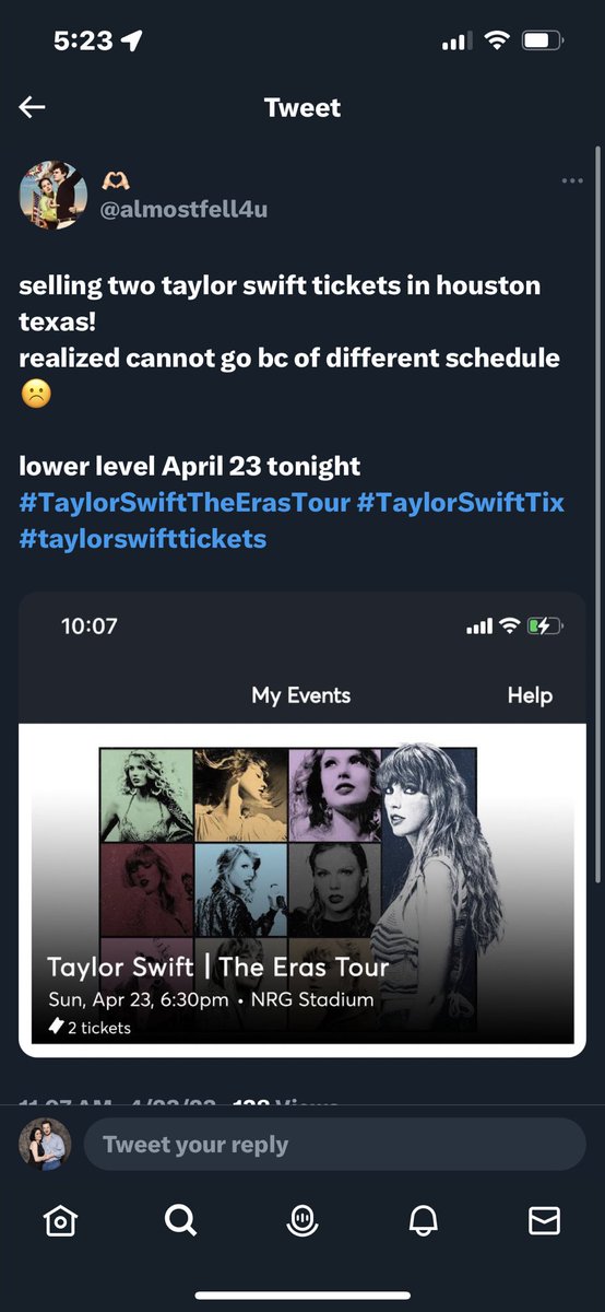 StayedForJoseph's tweet photo. Do not buy from this person they scammed me out of $700 selling fake tickets for the Atlanta show. I have screenshots and will happily share. Don’t want anyone else going through this. https://t.co/6ERwjRqjqo