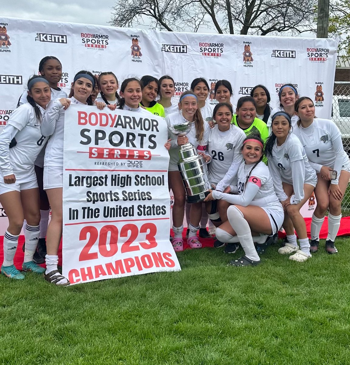 Congratulations to our Varsity Girls Soccer Team!  They are the BodyArmor Tournament Champions finishing the competition with a 2-0 win over Streamwood today! Way to go Panthers!  <a href="/GirlsRlhs/">RLHS Girls Soccer</a> #WeAreRL #PantherPRIDE #BodyArmorSeries