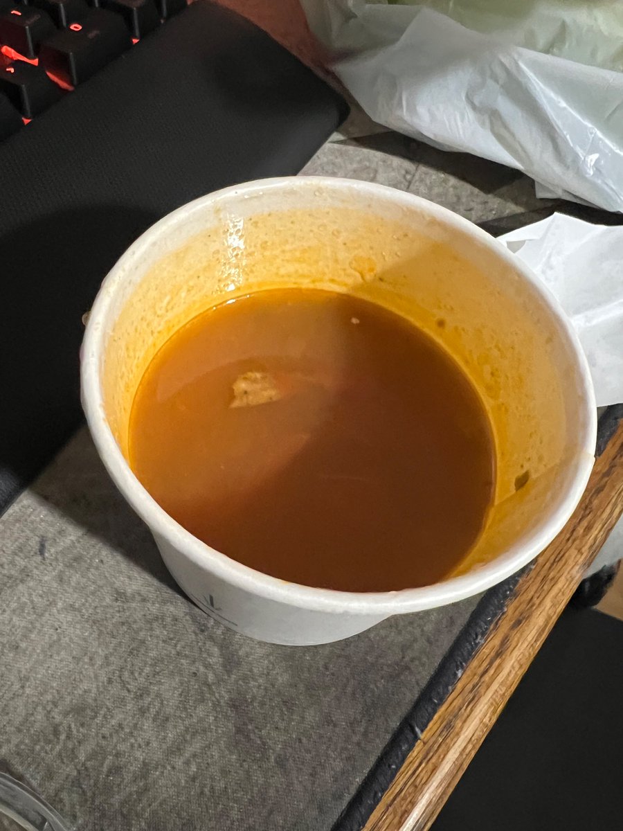silentkills7777's tweet photo. @SalataSalads This is a BOWL OF SOUP?! This is a ripoff! And the restaurant was out of croissants but still charged us, and didn’t give double meat but still charged us! How do I reach customer service for a refund! https://t.co/ww892Pq26D