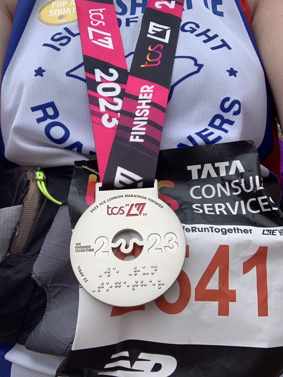 TCS London Marathon 2023 completed with a PB after 7 years! Deferred from 2020, glad I was finally able to run this iconic marathon. Officially retired now though - they hurt 😅 #TCSLondonMarathon2023 #marathonPB