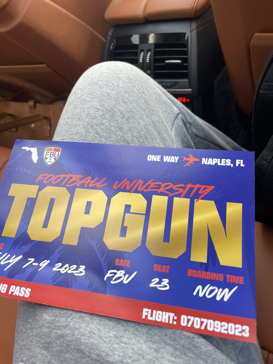 NoahMinard2's tweet photo. Had a great time at FBU Cleveland and even received an invite to Top Gun in Naples FL‼️@FBUcamp https://t.co/OXkIhK9t7V