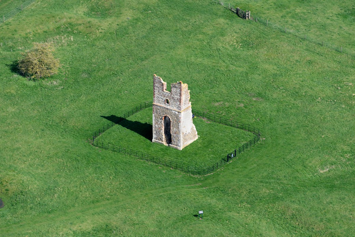 johnfielding001's tweet photo. Norfolk lost village: Godwick aerial image - the ruins of All Saints Church #Godwick #aerial #image #Norfolk #LostVillagesNorfolkBook #aerialphotography https://t.co/yyUC3FiEBd