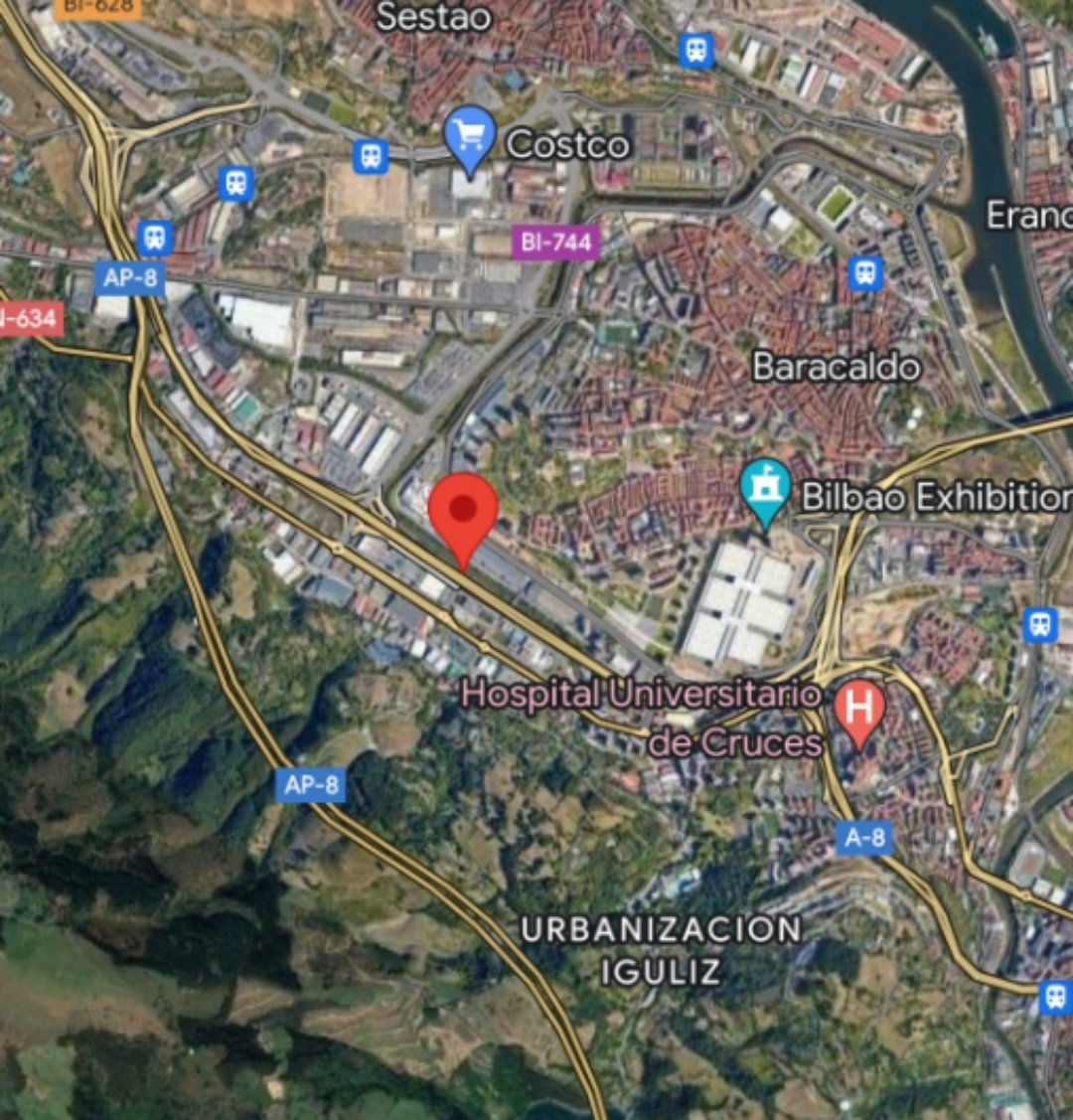 Accidente de tráfico, A8 #Barakaldo #Bomberos en camino
Trafiko #Istripua A8…