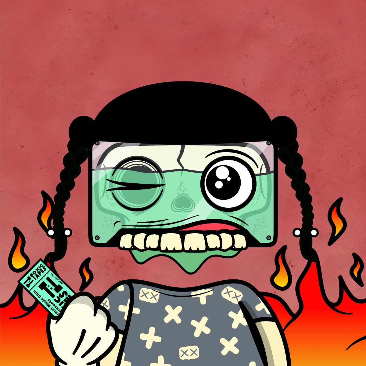 I am gifting one lucky minter a Ticket to paradise! This is redeemable in the #Toxictapes discord for a real life gig ticket! To enter the give away all you have to do is mint a toxic tape between the numbers 884 and 950, like &amp; retweet this! Head to bueno.art/1wzj-l0kcgmpjv… #NFT