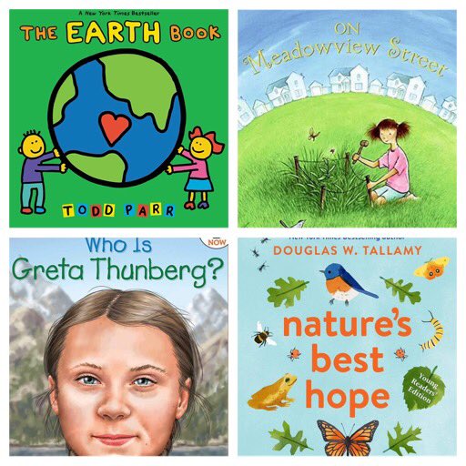 Happy #WorldBookDay! Here are a few of my #EarthDay related favorites for our youngest to oldest environmentalists.