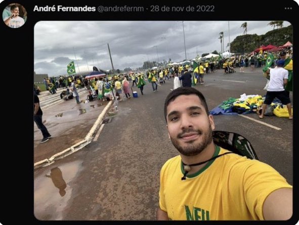 O deputado André Fernandes, do PL, que participou dos atos terroristas quer mesmo ser o presidente da CPMI dos Golpistas?  
Mas não é o cúmulo do cinismo dessa gente abjeta que apoiou o Bolsonaro?