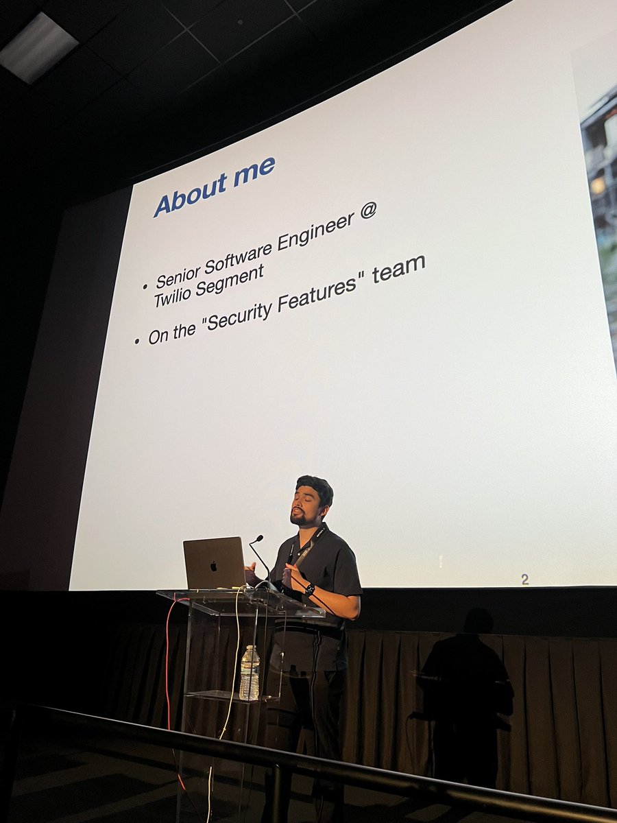 Sal crushing his first conference presentation at <a href="/BSidesSF/">BSidesSF</a> 👾