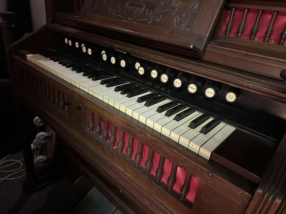 Another fantastic day in the studio with @LordConnaught and @HayleyGMusic recording the vocals for the new Anam Cara album. I also managed for find time to record a bit of me playing this beautiful old Harmonium John has in the studio. First time it’s been used apparently!