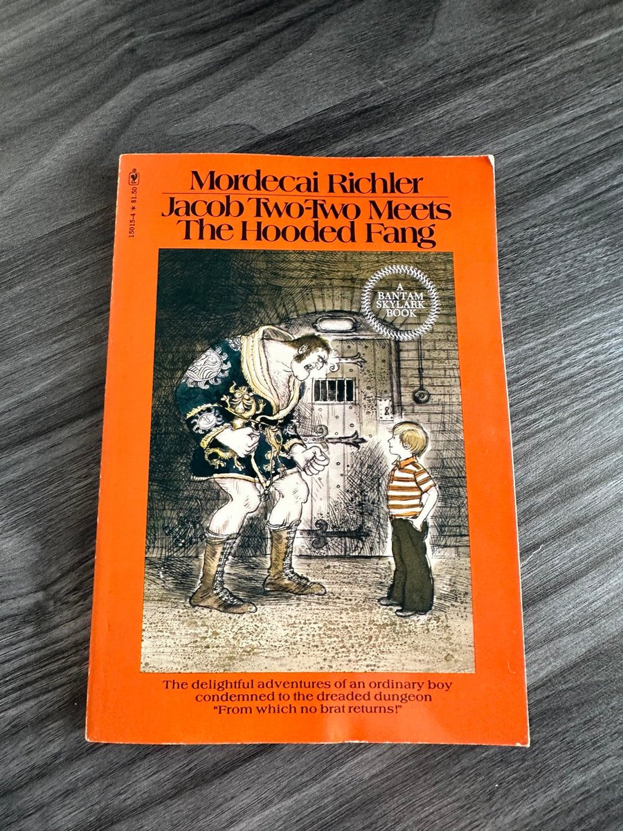 #etsy shop: Jacob Two Two Meets the Hooded Fang by Mordecai Richler;  Bantam Skylark 1975 Edition; 1977 Printing Vintage Paperback #mordecairichler #fritzwegner #childrensbook #1970sbook #vintagebook #jacobtoto #vintagejacob22 etsy.me/3mRuFEl