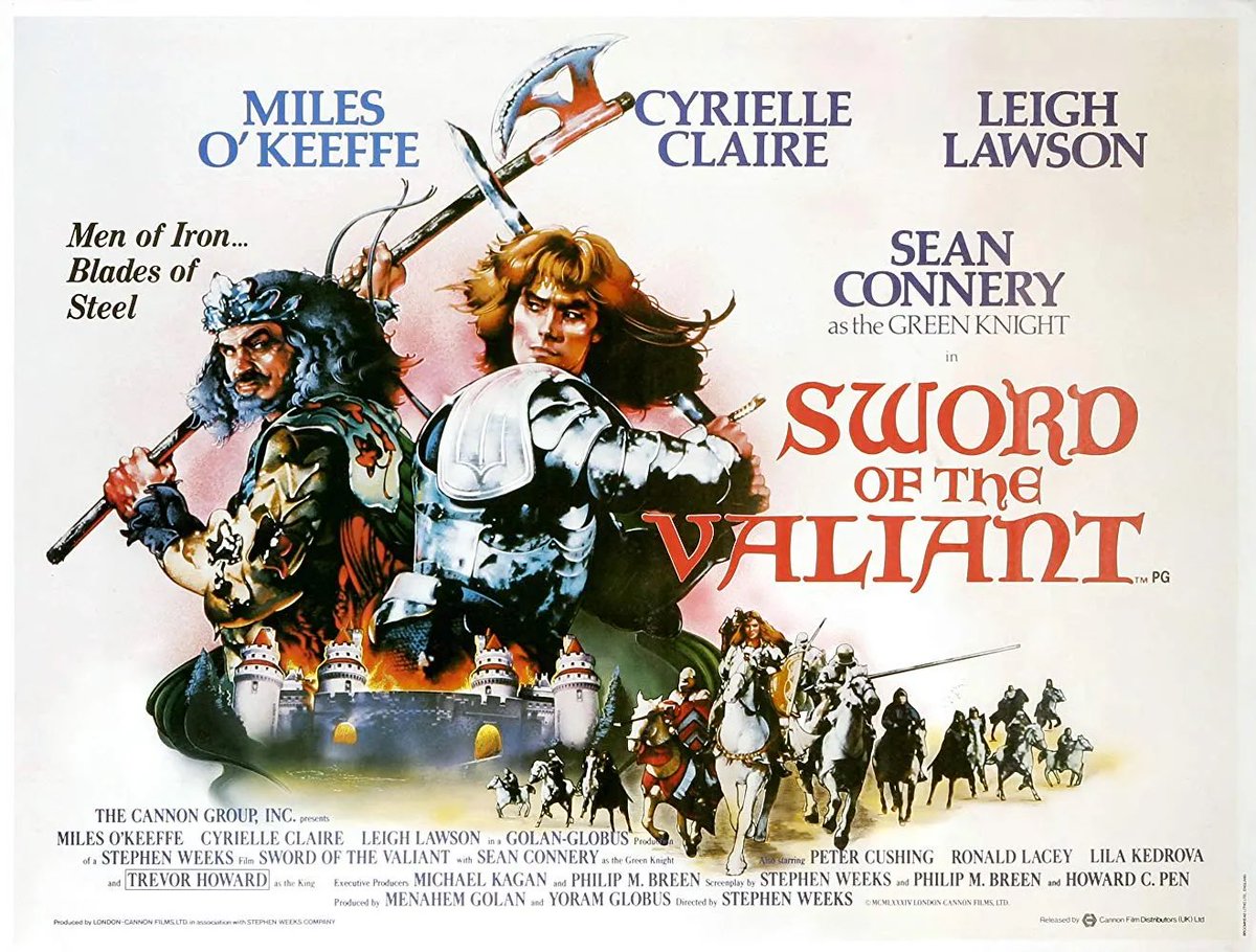 RealDrVenkman's tweet photo. Tonight’s movie review at 6pm central! 
https://t.co/wx5jiKBJ85
#swordandsorcery #fantasy #knightsofcamelot #kingarthur #SeanConnery #TUBI #MovieReview #swordfighting #80s #1980s https://t.co/ma2hrt8tz5