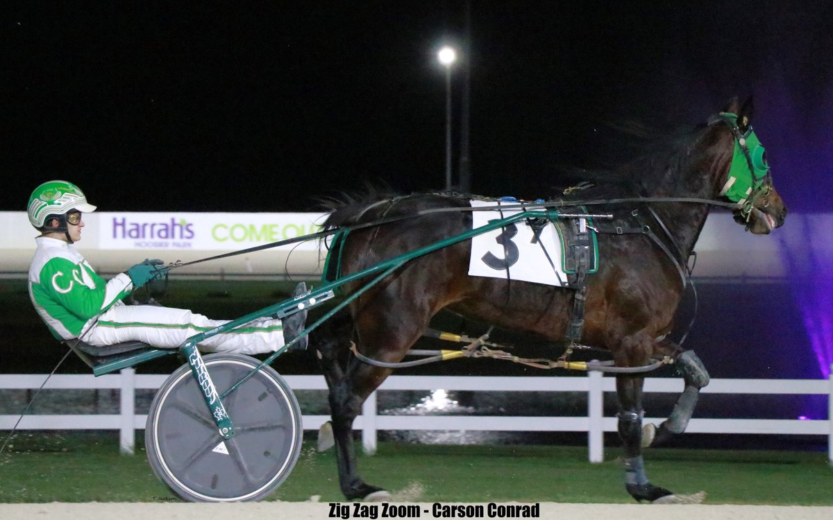 hoosiernations's tweet photo. @CarsonConrad15 steers Zig Zag Zoom to a win @oakgrovegaming Parked to the quarter assumes the lead. A new lifetime mark for Zig Zag Zoom 
Congratulations Carson @_sarah1215 @conrad_stable 
#IndyBred #RaceLikeAHoosier https://t.co/JWtcGzAjmR
