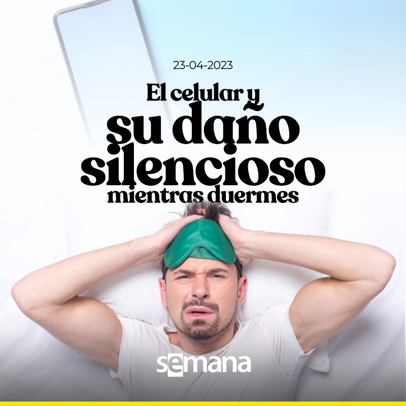 Expresoec's tweet photo. #SEMANA | Dormir cerca del celular puede ser dañino para la salud, puesto que la radiación electromagnética que emiten los dispositivos tecnológicos suele ser la responsable del insomnio.

Lee más: