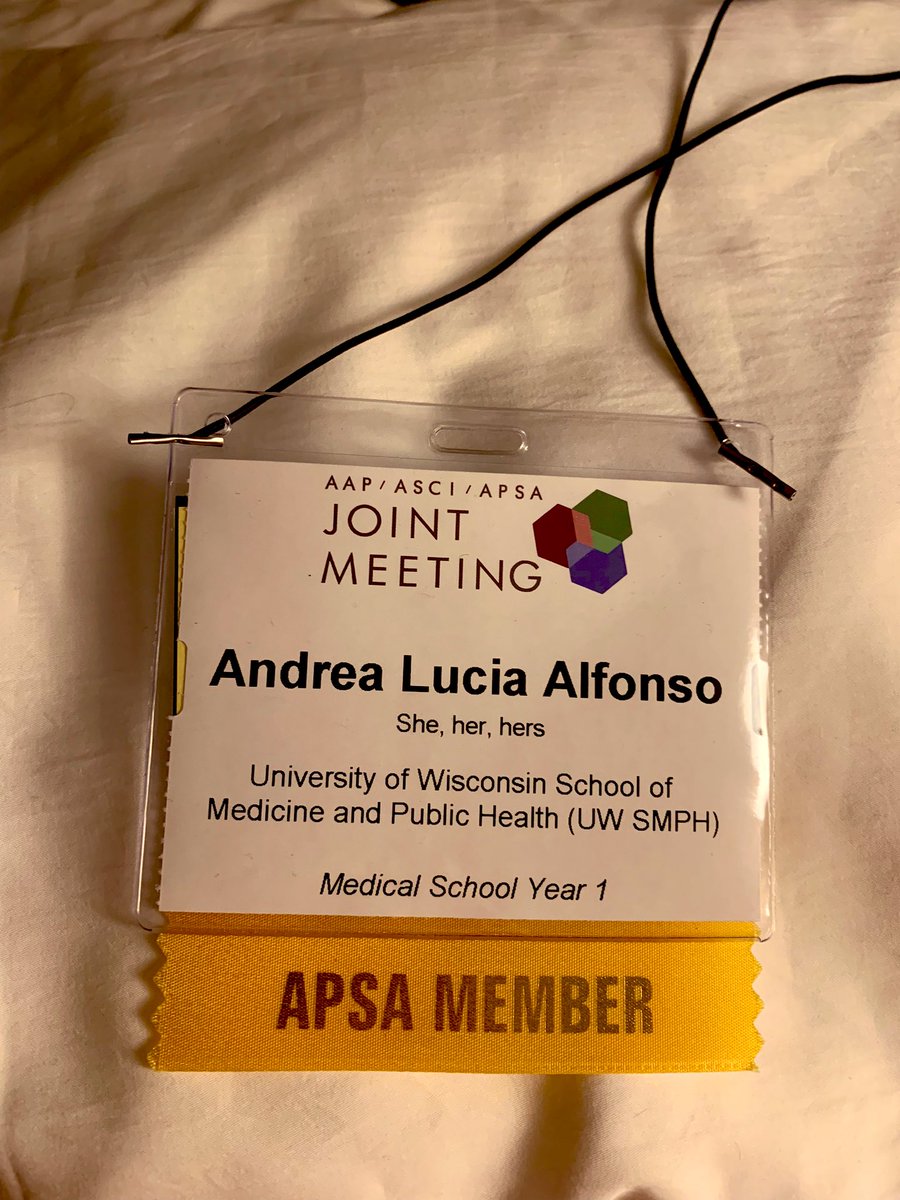 Andrea Lucia Alfonso (@andrealucia_a) on Twitter photo And that’s a wrap on my first conference as a <a href="/UWMSTP/">UW MSTP (University of Wisconsin-Madison)</a> student ✅🤩 <a href="/A_P_S_A/">APSA</a> <a href="/JointMeeting/">JointMeeting</a> And that’s a wrap on my first conference as a <a href="/UWMSTP/">UW MSTP (University of Wisconsin-Madison)</a> student ✅🤩 <a href="/A_P_S_A/">APSA</a> <a href="/JointMeeting/">JointMeeting</a>