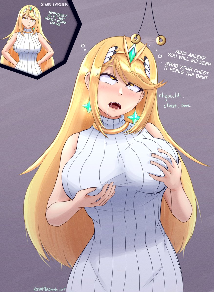 Nettleseeds_Art's tweet photo. Mythra was confident she couldn't be hypnotized👀

Some brainrot I had to get out aaaaaaaaa https://t.co/WJvN9qJCAP