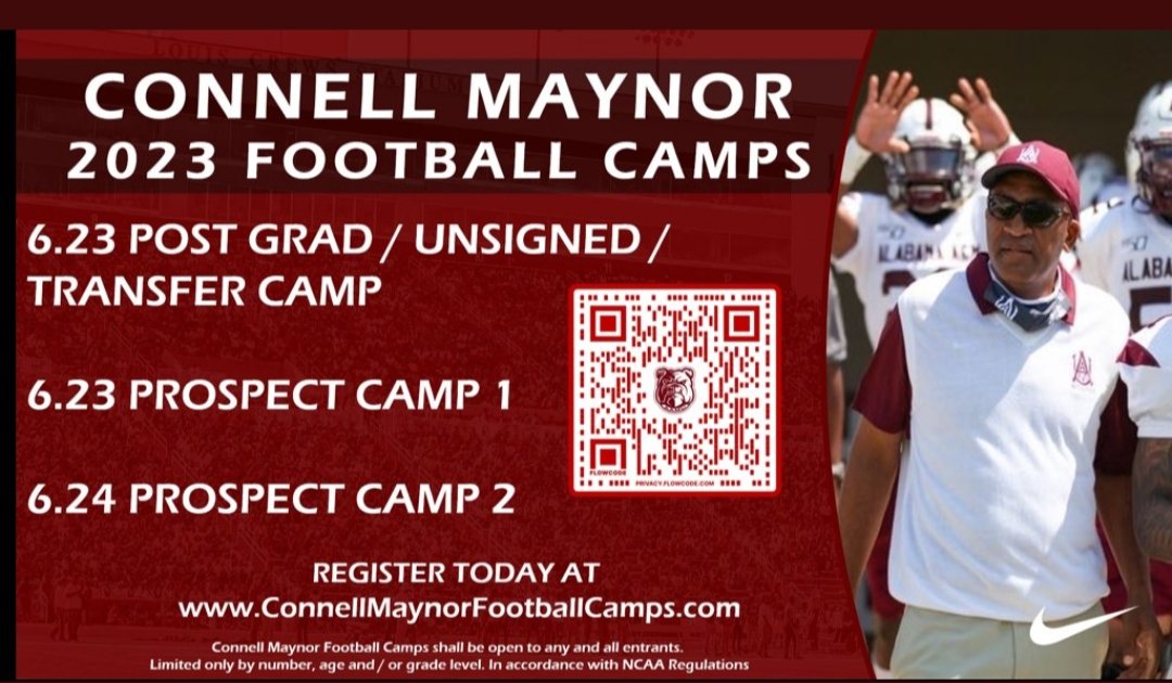 Connell Maynor 2023
Football Camps🐶🐾🏈🔥
#AAMU26 #AAMU25 #AAMU24 #AAMU23 #THEHILL #AAMU #HBCUs #AAMUFB 
#HBCU #ILOVEMYHBCU #BDN #SWAC #BCF