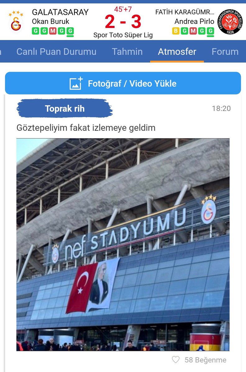 Bu arkadaş Göztepeli Galatasaraylı mı? 
Yoksa Galatasaraylı Göztepeli mi?