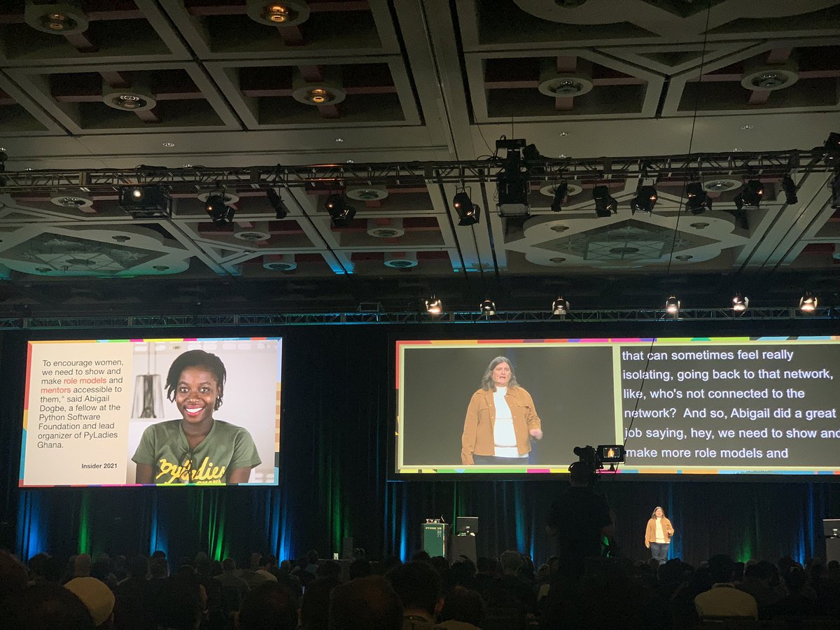 Edinam233's tweet image. PyMama got a shoutout!  @MesrenyameDogbe ❤️❤️

Proud of you !!

#PyConUS2023 #PyCon2023