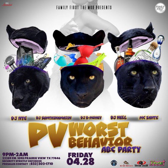 Hope y’all got y’all presales cause we going up ALL DAY APRIL 28TH‼️ #PVWorstBehavior #FamilyFirstTheMob
 <a href="/SameOhh_G/">The MF Villain x100</a> <a href="/SayCrayton/">Say Crayton For President</a>