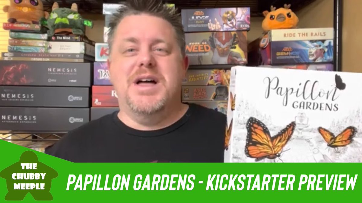 Chubby Meeple (@thechubbymeeple) on Twitter photo Papillon Gardens from <a href="/kolossalgames/">Kolossal Games</a> hits Kickstarter on Tuesday. Take a quick look at the game with me a be ready to secure your copy on a couple of days!
youtu.be/2dgdkBNKXpw Papillon Gardens from <a href="/kolossalgames/">Kolossal Games</a> hits Kickstarter on Tuesday. Take a quick look at the game with me a be ready to secure your copy on a couple of days!
youtu.be/2dgdkBNKXpw