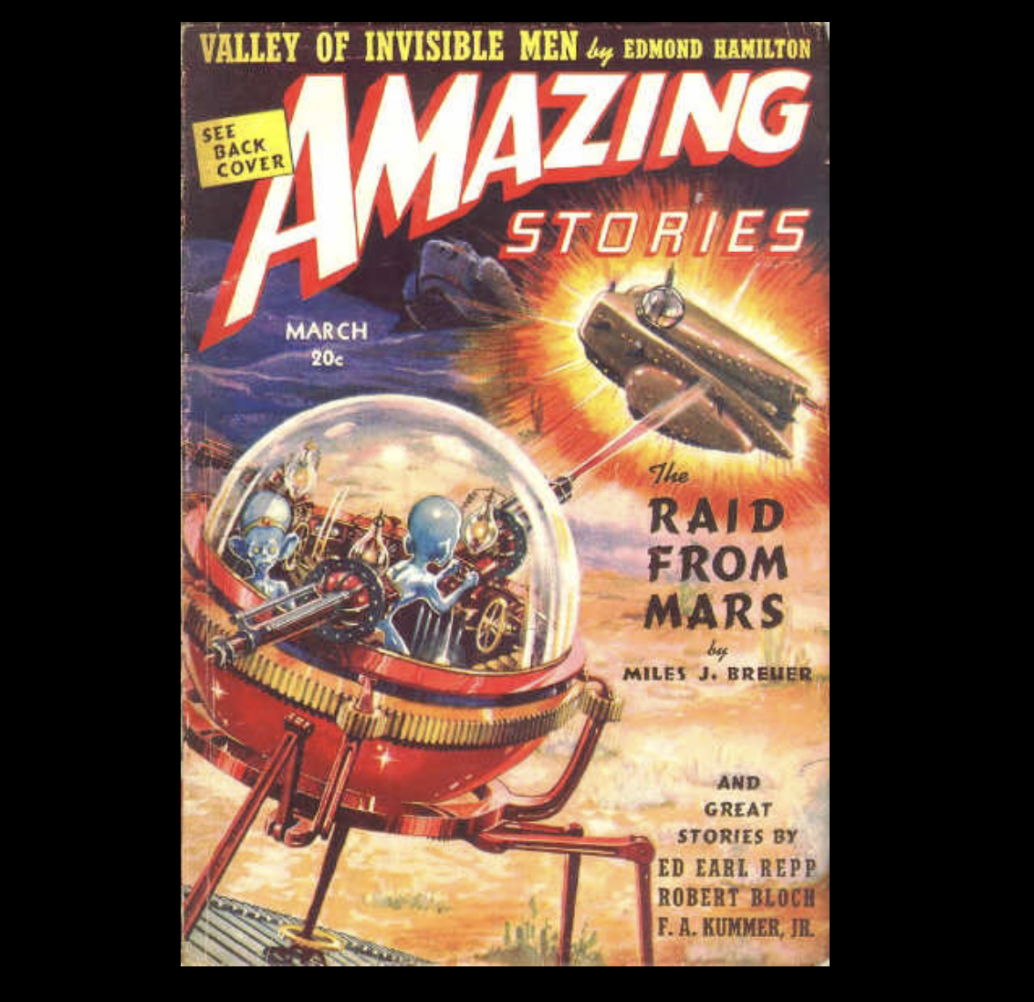 arthur_s_okeefe's tweet image. The cover of Amazing Stories, March 1939. Cover art by Robert Fuqua. Now public domain: A digitalized copy is on the website of @internetarchive. 
archive.org/details/Amazin…

#amazingstories #pulpmagazines #pulpsciencefiction #pulpmagazineart #roberfuqua #internetarchive
