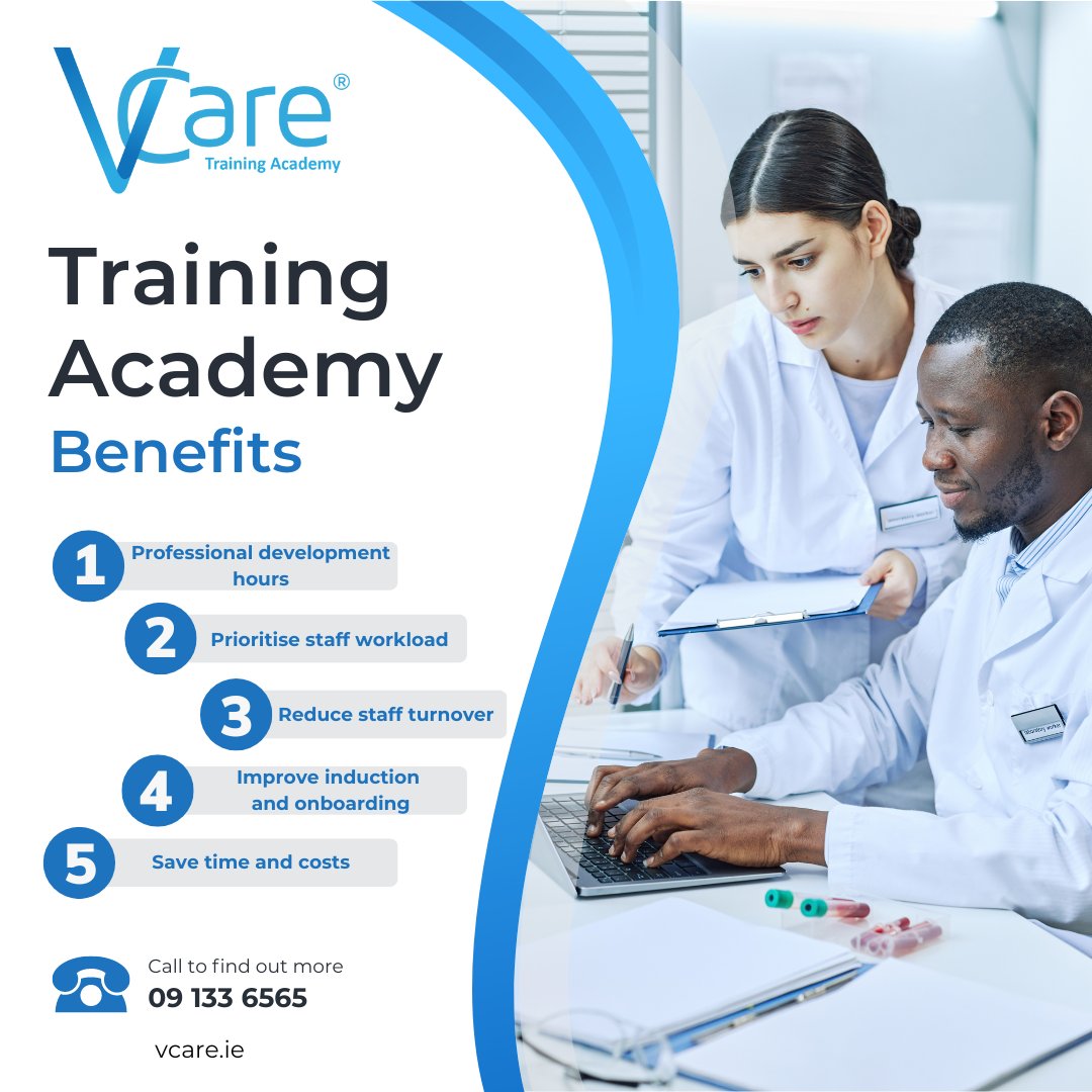 VCareIE's tweet image. We are excited to announce the launch of our new e-learning website, VCare Training Academy! 

We are excited to be a part of this movement and look forward to helping your staff reach their full potential. 

Learn more: zurl.co/Vako