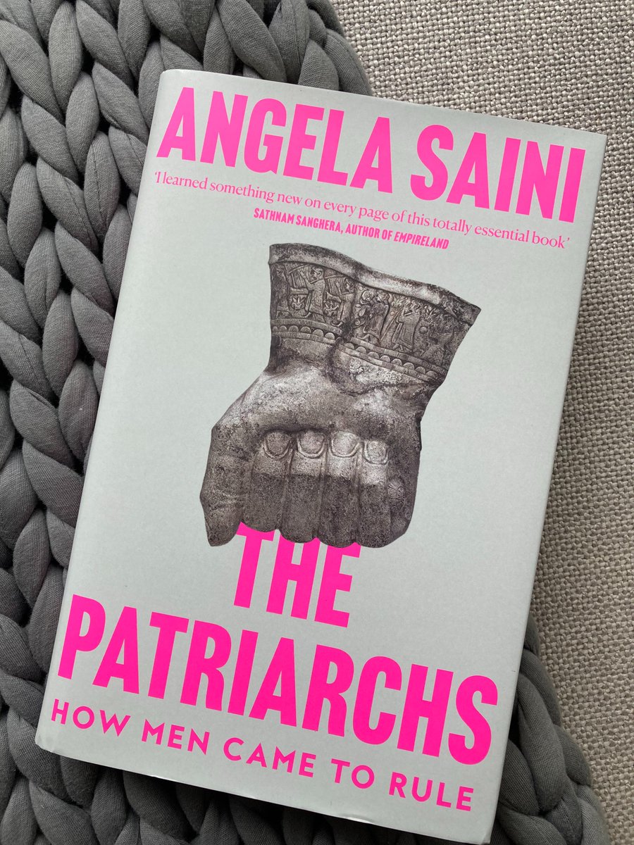 Perfect reading weather this weekend! 🌧️📚 Finished this fascinating book - just in time for this week's @FranklinWomen x @stemminist interview with the author, Angela Saini 🤩 See you online Wednesday! All welcome 👉 franklinwomen.com.au/angela-saini/ #FWPatriarchs