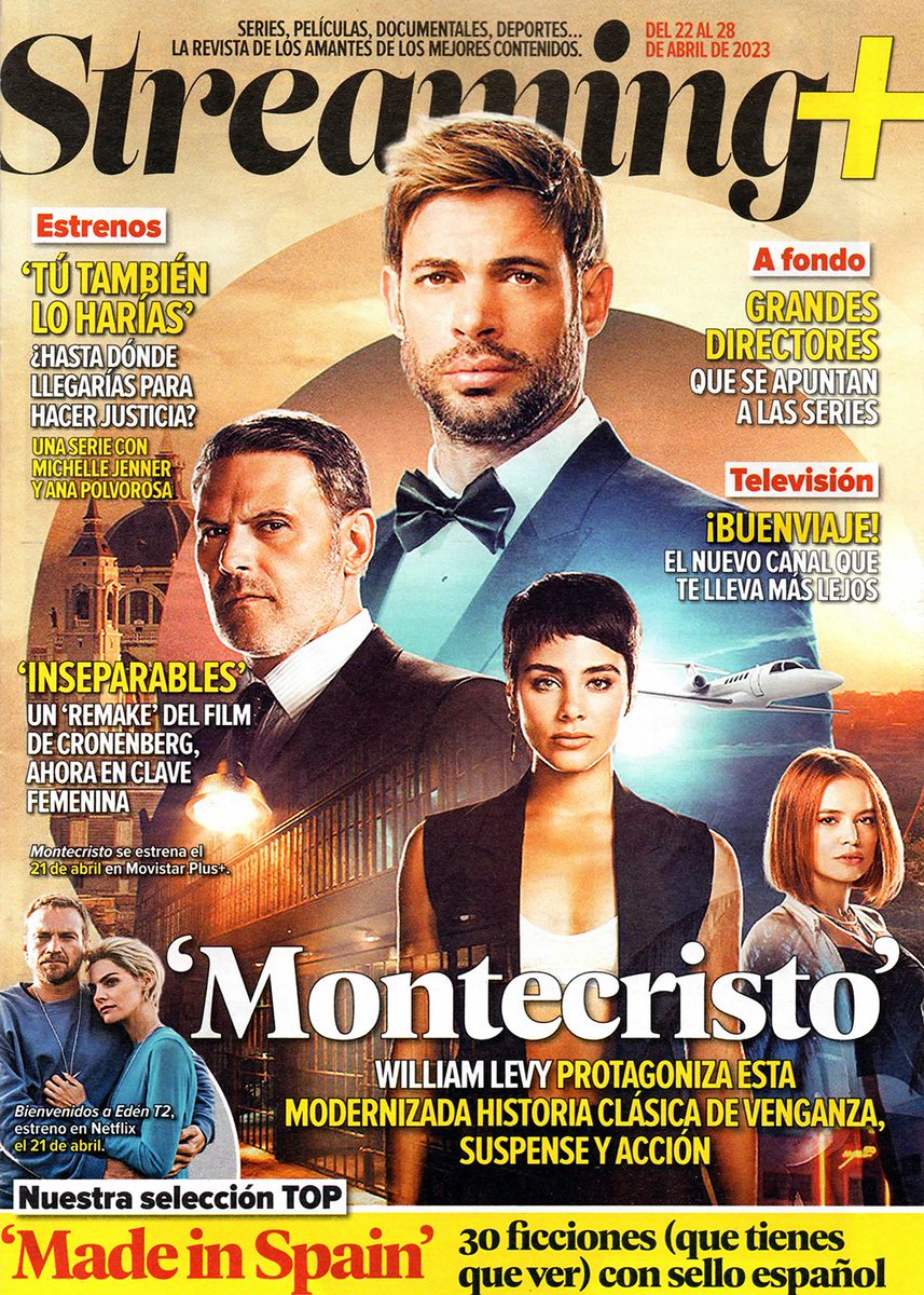 ColeccionTV's tweet photo. Resumen semanal de portadas televisivas
#Teleprograma @TuCaraMSuena @Fuentes_Manel
#Supertele @GotTalentES
#StreamingPlus Montecristo https://t.co/DbRYRdGWF9