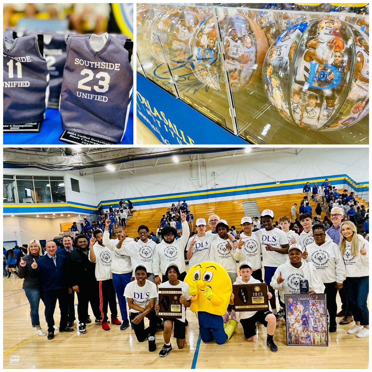 Images from last week's double school-wide celebration of the state champions Southside Unified Basketball are available at flic.kr/s/aHBqjAAJPF. Sweet swag by @PitonMedia & @minijerzeys