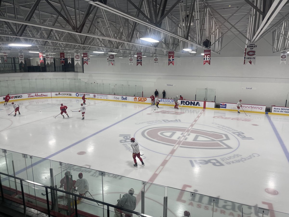 Thank you ⁦<a href="/CanadiensMTL/">Canadiens Montréal</a>⁩ for your hospitality today ⁦<a href="/FlamesU18AAA/">NWCAA U18 AAA Flames</a>⁩ had a great day ay you facility ❤️🏒🥅🇨🇦