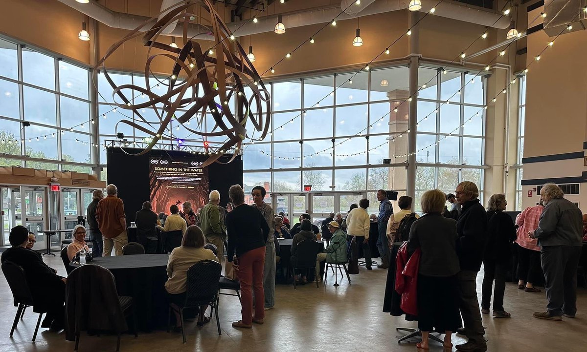 JoiningWomen's tweet photo. The NY premiere of “Something in the Water,” a documentary about a search for common ground in America. Thanks to the event sponsor, Five Star Subaru! @SIWDoc https://t.co/fbMe3RO9ku