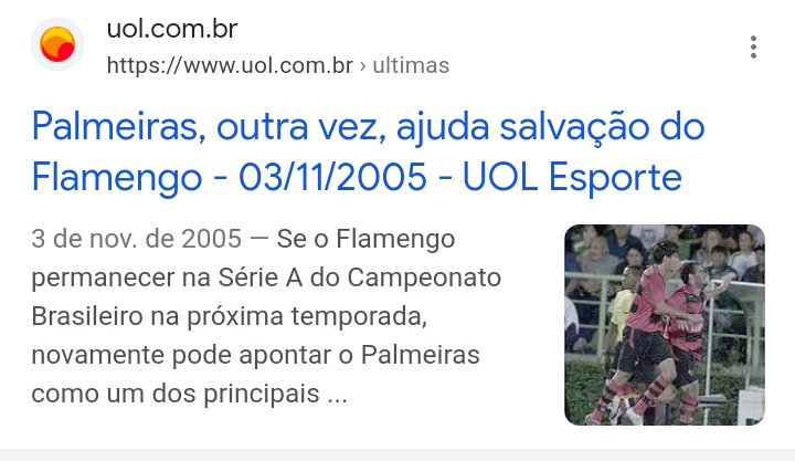 Silvesternegger's tweet photo. @ClubistaDaSEP @SportsCenterBR Nada, depois dessa rodada ainda tinham algumas pra se salvar, bastava vencer e mandar mala branca. Gol do Love acabou com as chances.

Já o Flamengo ganhou de vocês em 3 anos que tava no desespero...  Foram literalmente 3 fugas de rebaixamento em cima de vocês. 2001, 2004 e 2005 https://t.co/EROv1fgZB7