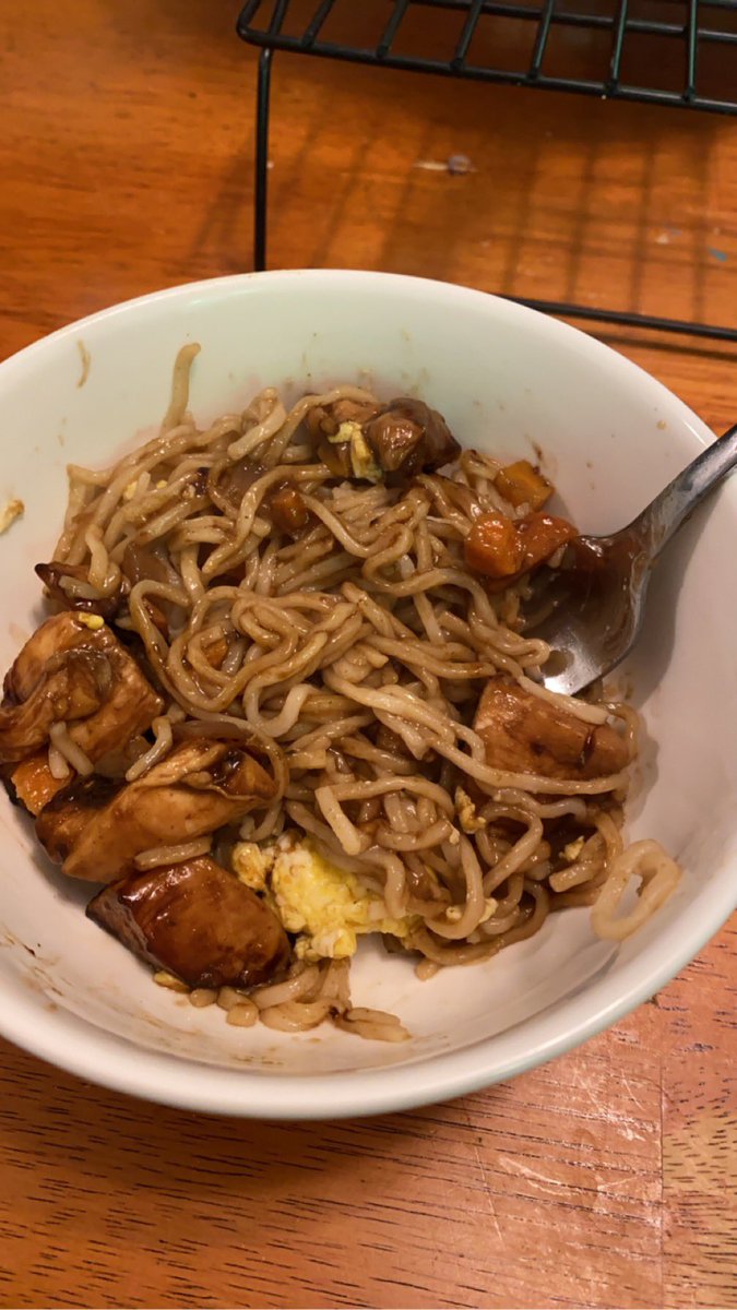 #dinner Terriyaki chicken with noodles 🤤 #cooking #easydinner