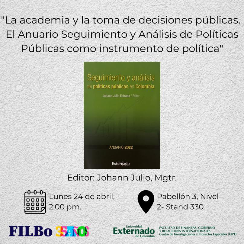 FIGRIExternado's tweet photo. Te esperamos mañana
🗓️24/04
⏰2pm
📍@CorferiasBogota Pab.3-S 330 @UExternado #Filbo2023 

@OrdonezGonzalo @SoyFIGRI @EscuelaGobFigri @pherrerakit @paolitasagrav

#Externado #FILBo #FIGRI #bogotá #Colombia #anuario #políticacolombiana #análisis #libro #políticaspúblicas #academia https://t.co/Fz3TfEat3C