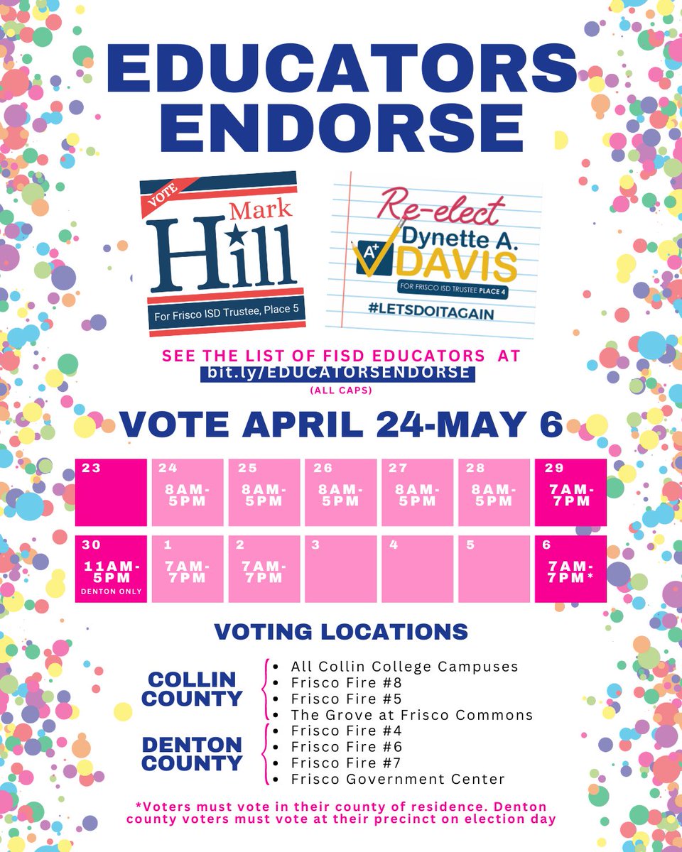 CulpepperLaurie's tweet photo. There have been  many lies and attacks on teachers and schools as politicians are trying to make this about politics instead of about our kids. This is a non partisan election, so do not believe the lies. This parent and educator is voting for @markhilltx and Dynette Davis. Vote! https://t.co/xz5zaGfWGT