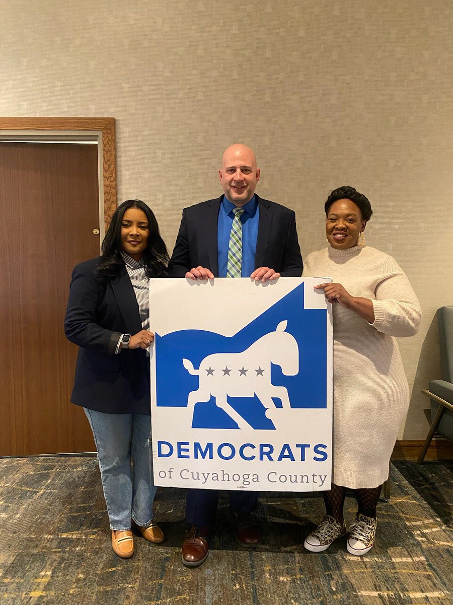 ClevelandBrocks's tweet photo. Thank you to all the @CuyahogaDems Central Committee members who came out today. Congrats to our duly elected Secretary @NakeshNickerson. And thanks to County Executive  @chrisronayne for showing up &amp; supporting us https://t.co/Qs1pmEZIBe