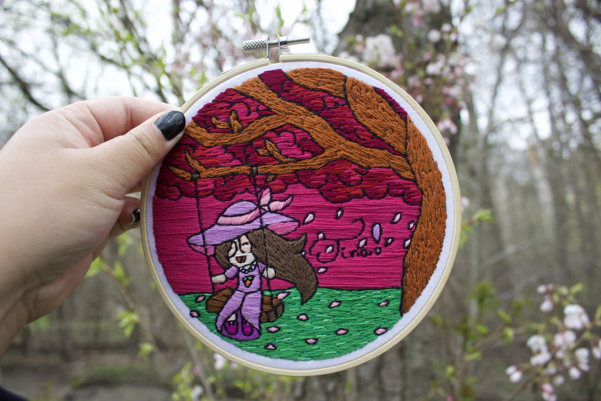 charlesimmies's tweet photo. Part 2 of @TinaKitten and the cherry blossoms saga but with actual cherry blossoms 🌸 #Tinakitten #tinakittenfanart https://t.co/Wl1wstWPTW