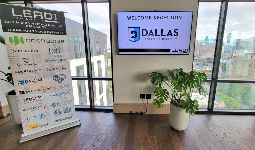 FBS_ADs's tweet photo. Ready to roll here in beautiful Dallas for the LEAD1 Spring Member Meeting &amp; Forum. Thank you to all ADs and Partners for joining us! https://t.co/j4bKNJygKx