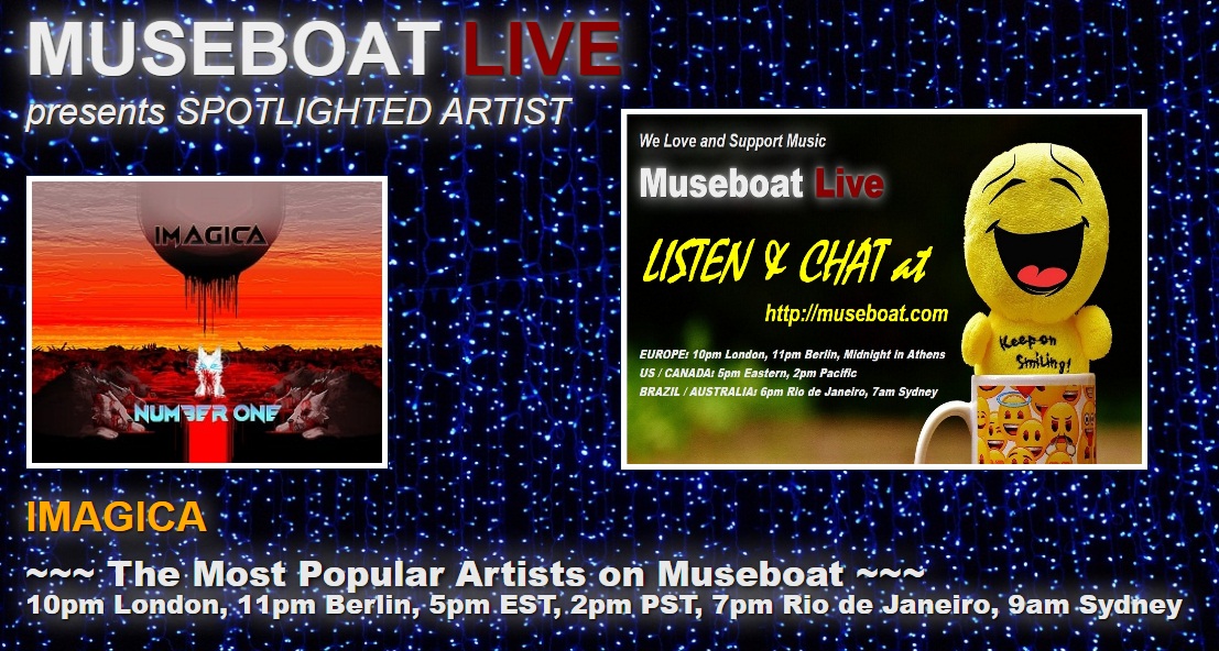 #RETWEET ;-) On air now at museboat.com IMAGICA - Insanity museboat.com/responsive/art… @victormaslyaev Request this song for airplay again at museboat.com/indexhome.html… #music