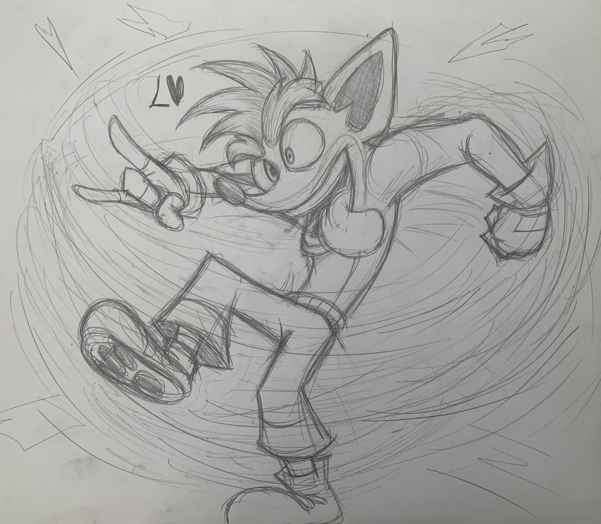 Goody bandicoot sketch #CrashBandicoot #CrashBandicootFanart #CrashBandicoot4 #Crashteamrumble