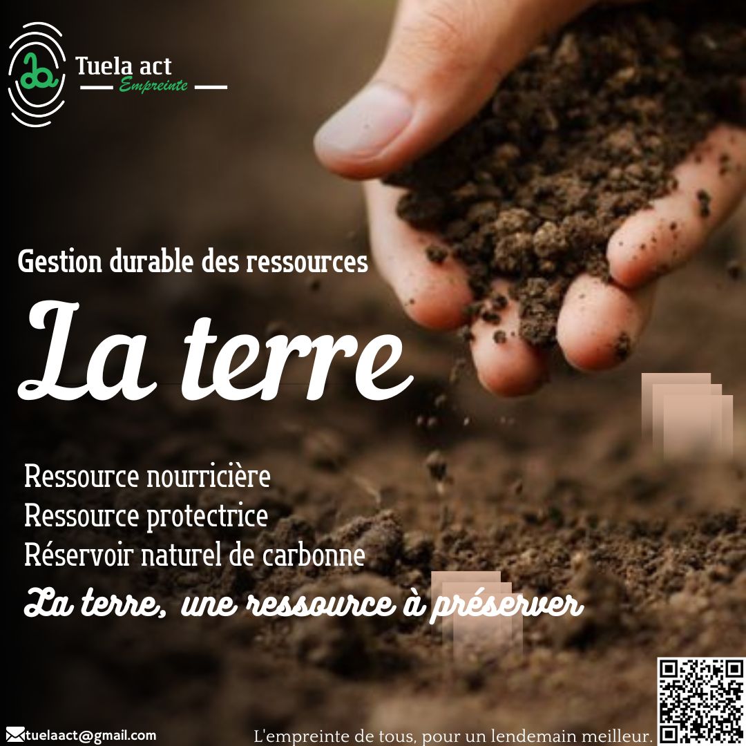TuelaAct's tweet photo. La terre, une entité protectrice et nourricière qui fournit une multitude de biens et de services profitant à la société dans son ensemble et contribuant énormément à notre existence. La terre, deuxième réservoir naturel de carbone, préservons la. https://t.co/HK3AMavGu7