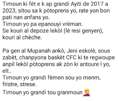 JB050496's tweet photo. @UNICEFHaiti @RnddhAyiti @AugusteRosy https://t.co/dYPdTNhRil